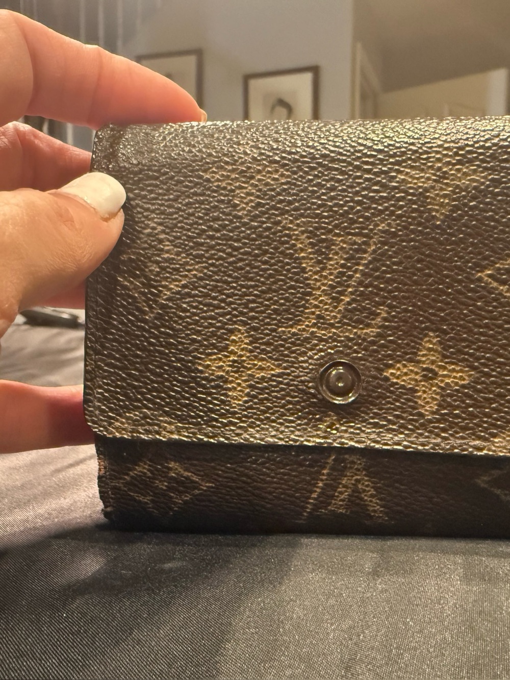 Authentic Louis Vuitton Monogram Compact Bifold Wallet Snap Closure + COA - Picture 16 of 16